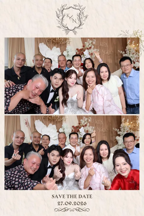 Ảnh in tại tiệc cưới ở Meliá